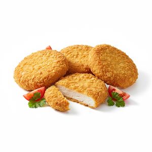 HAMBURGUESA POLLO CRISPY CHICKEN "KOOKING" 12,5cm/140gr BOLSA 1'5kg (CAJA 4 BOLSAS)